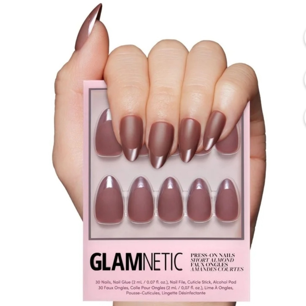 Glamnetic NWT “Terra” Almond Glue-On Nails